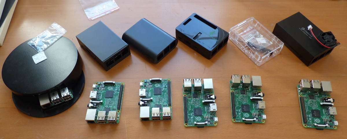 Testing Raspberry Pi 2 B enclosures - Gehäuse im Test